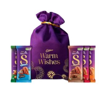 Cadbury Warm Wishes Satin Potli at Rs.297 (After Coupon 'JOY15' & 50% GP Cashback)